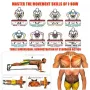 KALOAD 28 in 1 Folding Push Up Board 300kg Load-bearing Sport Plank Abdominal Chest Push-Ups Stands for Fitness Workout Home Gym Exercise