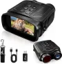 IPRee DT59 4K Night Vision Binoculars 40MP 8X Digital Zoom HD Camera Video 5000mAh Rechargeable 3inch Screen Spotting Scope for Camping & Adventure