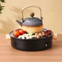 IPRee Portable BBQ Charcoal Grill Stainless Steel Mini Outdoor Camping With Wire Mesh Grill Barbecue Stove