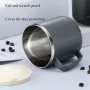 IPRee 400ml Portable Thermal Water Bottle 304 Stainless Steel Coffee Thermos Cup with Handle Leakproof Vacuum Flask Insulated Cup