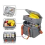 IPRee Portable Double Layer Lunch Bags Food Box Camping Oxford Backpacks Icebox Large Capacity Picnic BBQ Outdoor Bag