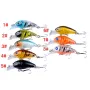 8Pcs Rush Sale Fishing Tackle Retail High-Quality Fishing Lure 4.5mm 4g Crankbait Plastic Doubel Hooks For Pike and Bass Fishing Bait