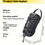 WILD MAN 2L EVA Hard Shell Scooter Handlebar Bag Waterproof Large Capacity Reflective Quick Release Handlebar Bag for Bike Electric Scooter Motorcycle