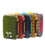 SAMOLLA 12/14 Compartments Double Sided Fishing Tackle Box Y-slot Fishing Gear Organizer Fishing Tool Storage Case