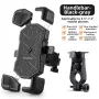 ROCKBROS 4.5''-7.2''Bicycle Phone Handlebar Holder 360° Rotation 30° Tilt Auto Locking Shockproof Non-slip Motorcycle Electric Vehicle Bike Bracket