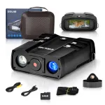 ESSLNB ES1104 1080P HD Night Vision Binoculars 3.6-10.8 Digital Zoom Infrared Hunting Night Vision Binocular IR Telescope