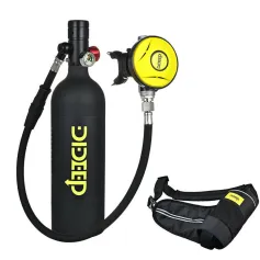 DIDEEP X4000Pro 1L Scuba Diving Gear Cylinder Oxygen Professional Buceo Diving Equipment Scuba Kit Water Pump Snorkeling Set