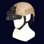 IPRee 1X32 Infrared Digital Night Vision Goggles NVG Scope Monocular PVS-18 Head Mounted Helmet Hunting Trail IR Camera Monocular