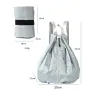 IPRee Simple and Large-Capacity Folding Backpack Portable and Thickened Lightweight Waterproof Sports Folding Bag for Outdoor Travel
