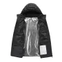 TENGOO HJ-11 Unisex 11 Areas Heating Jacket 3-Modes Adjust USB Electric Heated Coat Thermal Hoodie Jacket for Winter Sport Skiing Cycling