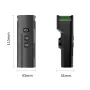 BIKIGHT Digital Display Bike Headlight Near and Far Light Anti-glear Design Type-C Rechargeable Waterproof Cycling for MTB Bike Road Bike