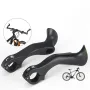 WEST BIKING Adjustable Fluorescent Bicycle Extended Handlebar Lightweight Mountain Bike Bar Ends Deputy Handle