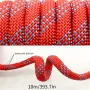 IPRee 10mm/12mm Safety Life Climbing Rope for Adults with Double Hook Long-lasting for Rock Climbing Tree Climbing Gym and Outdoor Adventures, Survival Fire Escape Car Rescue