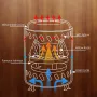 IPRee Outdoor Stainless Steel Firewood Stove Heater Camping Smokeless Fire Pit Furance Portable Wood Burning Brazier