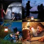 ThorFire CL01 LED Camping Lights Hand Crank USB Rechargeable Lanterns Collapsible Mini Tent Lamp Emergency Torch Night Light For Outdoor Camping