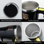 IPRee 450ml Automatic Electric Mug Stirring Coffee Cup Stainless Steel Mixer Lazy Self Mixing Tea Milk Drinking Cups
