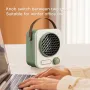 IPRee Mini Electric Fan Heater Portable Blower Home Wall Heating Stove Radiator Heater Machine for Winter