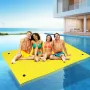 HALLOLURE 101\x69.5\ Flytande vattendyna rivbeständig XPE-skum studsande vattenbädd för pool, strand, hav, sjö
