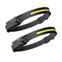 Bikight LX200 Wave Sensor 1200mAh 270° Wide Range 350LM 5 Lighting Modes LED Headlamp USB Rechargeable Head Torch COB Outdoor Cycling Adventure Fishing Flashlight Bike Headlamp