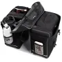 WEST BIKING 25L Bicycle Pannier Bag Waterproof Bike Rear Seat Bag Large Capacity Tail Seat Luggage Carrier Cycling Bags for MTB