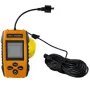 TL88E Portable Fish Finder Real-time Sonar Sensor LCD Display Water Depth Fish Location 200kHz Ultrasonic Underwater Fish Dectoter