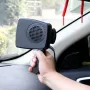 Aquecedor portátil para carro IPRee 2 em 1, aquecedor potente para carro, rotação de 360 graus, descongelador para carro, acessórios automotivos 12V/24V