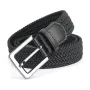 ENNIU Men Casual Knitted Belt Woven Canvas Elastic Breathable Design Belts