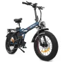 [USA DIRECT] DRVETION AT20 Electric Bike 48V 15Ah Battery 750W Motor 20*4.0inch Tires 45KM Max Mileage Range 150KG Max Load Folding Electric Bicycle