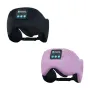 KALOAD Máscara de dormir de algodão macio Bluetooth V5.3 HiFi Music Tipo C com carregamento USB e faixa de cabeça para dormir à noite em viagens