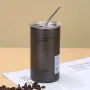 600 мл чашка для кофе из нержавеющей стали термос с двойными стенками термос с изоляцией портативный лед американская кофейная кружка бутылка для воды
