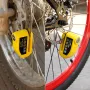 Bike Loud Warning Lock Security Alarm Protection Waterproof Large Capacity Battery Aluminum Alloy Wheel Lock for Motorcycle Scooter