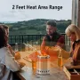 IPRee Outdoor Stainless Steel Firewood Stove Heater Camping Smokeless Fire Pit Furance Portable Wood Burning Brazier