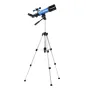 [US Direct] AOMEKIE AO2002 400/70mm Refractor Adult Astronomical Telescope with Phone Adapter Adjustable Tripod and Finder for Beginners and Amateurs to Observe the Moon AO2002