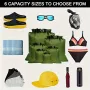 IPRee 6 PCS Outdoor Waterproof Bag Dry Sack for Drifting Boating Floating Kayaking Beach Waterproof Beach bag Long-lasting dry bag