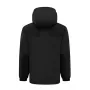 TENGOO HJ-04B 4 Heating Areas Jacket Windbreaker Unisex 3-Gear Thermal High Neck Hooded Coat Windproof Comfy Outerwear for Winter Hiking Outdoor Sport