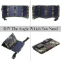 IPRee 20W Foldable Solar Panel Drop-resistant USB Solar Panel Cells for Outdoor Activities Emergency Mobile Phone Power Battery Cells for Car Boat Caravan Camp