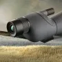 IPRee 25-75x60 HD Spotting Scope Powerful Monocular Zoom Telescope BAK7 Prism Waterproof for Birdwatching Target Shooting Camping
