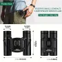 IPRee HD Zoom Binoculars, 8X21 Long Range Telescope with Compact Folding Design for Outdoor Tourism and Camping Bird Watching Hunting Hike