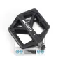 MEROCA Bicycle Pedals Mountain Bike Pedals Lightweight Nylon Bearing Lubricated Width Non-slip Pedals for MTB Cycling