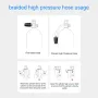 DIDEEP 15cm 65cm 80cm Diving High Pressure Regulator Hose Professional Carbon Fiber Woven Flexible Safe Scuba Diving High Pressure Hose
