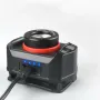 XPE+LED Strong Light Headlamp Built-in Battery USB Charging Wave Sensing Zoom Strong Light Headlamp