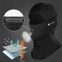 Wolfilist Outdoor Thermal Cycling Face Mask for Men Women Winter Breathable Windproof Fleece Lined Full Coverage Headscarf for Skiing Motorcycling