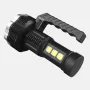 Latarka 13LED Strong Light z bocznym światłem COB, wielofunkcyjna, ładowana przez USB, przenośna, do użytku na zewnątrz i w domu