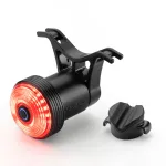 ROCKBROS Q0 Qzero Bicycle Taillight Smart Auto High Brightness Brake Sensing Waterproof LED USB Charging Bike Rear Light for Mountain Road Night Ride