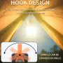 IPRee Outdoor Solar Portable Camping Light,Power Display,Double Light Source Lamp Power Bank Emergency,Camping Atmosphere Lamp Outdoor Tent Light Night