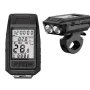 BIKIGHT 3 in 1 GPS Wireless Bicycle Computer 120dB Cycling Horn 900LM Bike Headlight Type-C Charging Speedometer Horn Light for MTB Night Riding Safety