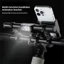 BENGGUO BG-0797 400LM Bicycle Headlight Handlebar Extension Bracket with Phone Holder Type-C Charging Waterproof Bike Mount (No Batteries)