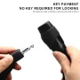 RIDERACE Bike Chain Lock Portable High Security Anti-Theft Bicycle Lock with 2 Keys for Bicycle Electric Scooter Motorcycle