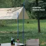 Mountainhiker Portable Folding Camping Lantern Holder Table Detachable Flashlight Hangers Portable Light Holder Lighting Stands Tourist Hiking Equipment