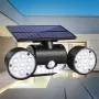 30 LED Motion Sensor Outdoor Solar Wall Lights Ultra Bright Rotatable Waterproof For Outdoor Garden Landscape Street Lamp